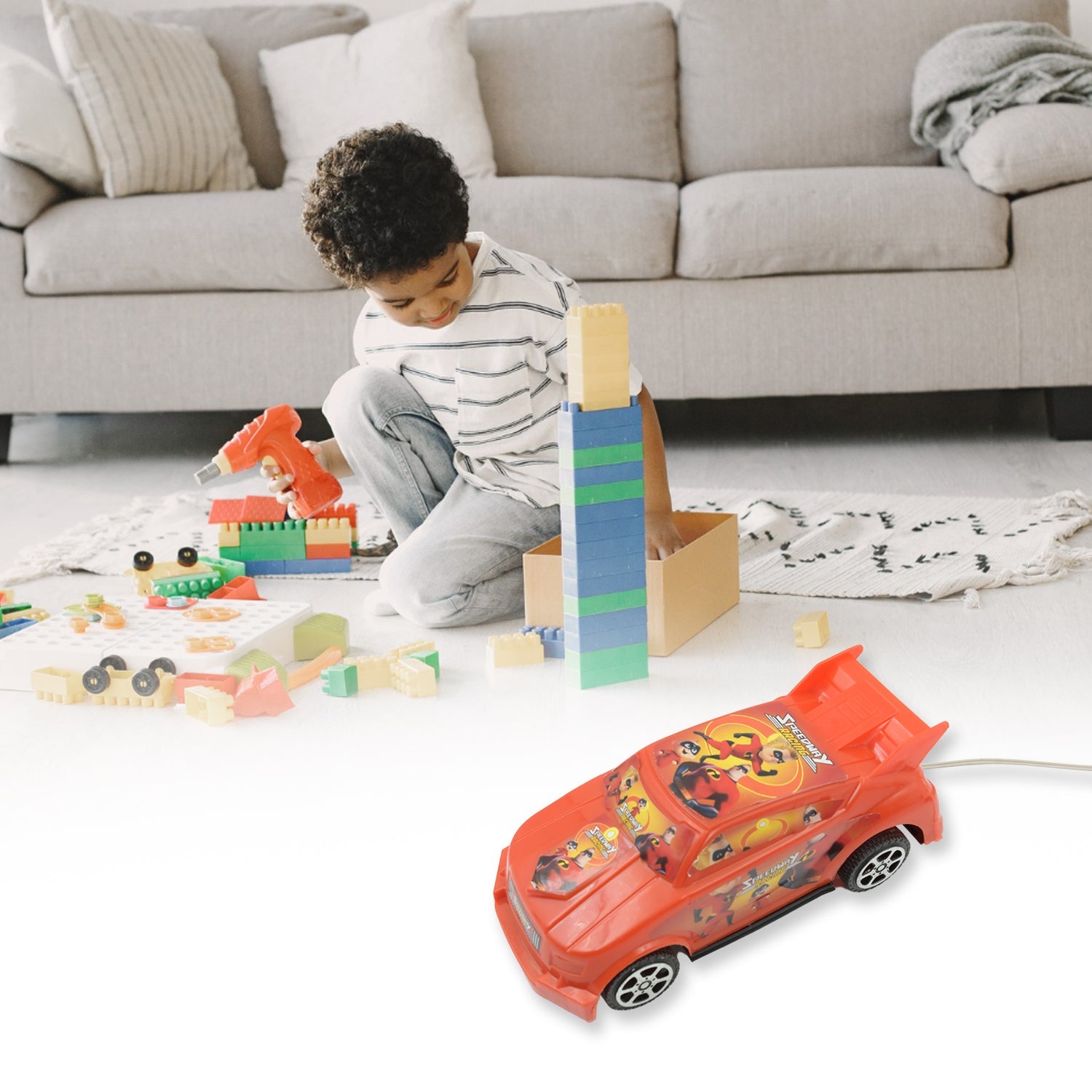 3250 Cartoon Printed wire remote control cars toys, sports car for kids, for Play for Children ( Battery Not Included / 1 Pc ) 3250 Cartoon Printed wire remote control cars toys, sports car for kids, for Play for Children ( Battery Not Included / 1 Pc )